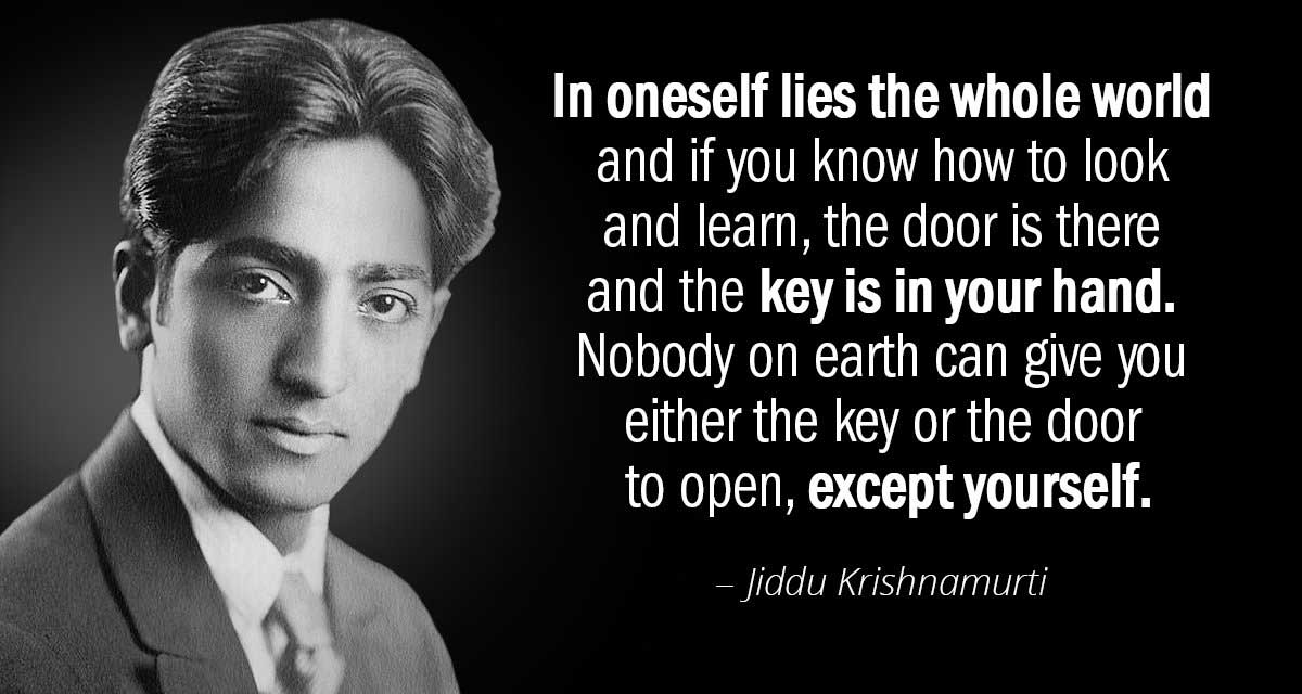 Quote Krisnamurti